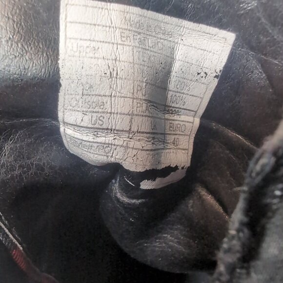 T.U.K. 2013 Anarchic Boots Plaid Red Black Lace Up Women's 9 T2192 7 Eye Punk - Picture 16 of 16